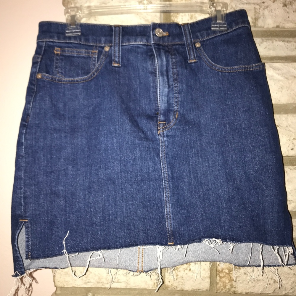 Madewell denim skirt